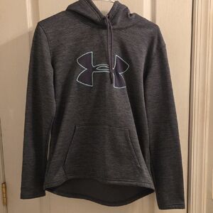 Under Armour Womens Size Small Charcoal Hoodie with Logo